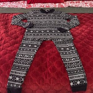Victoria's Secret Festive Black and White Loungewear